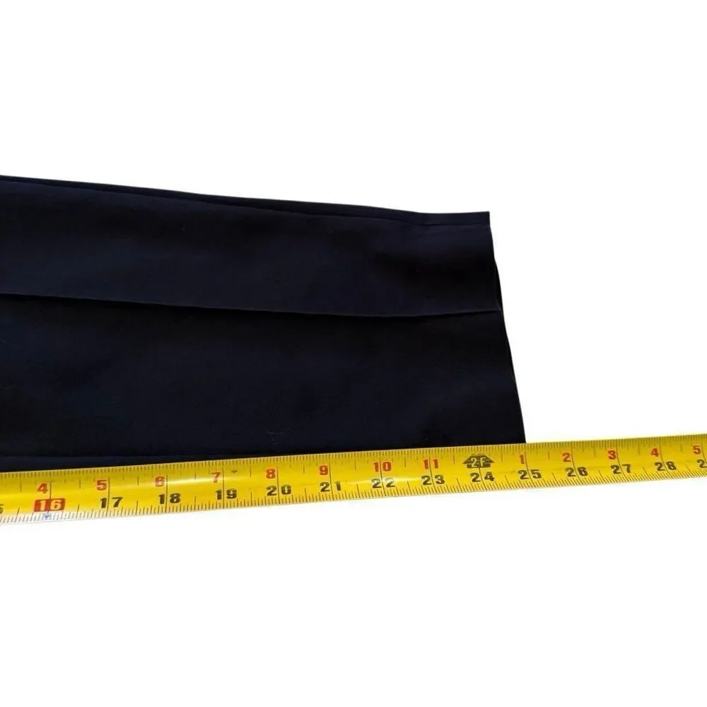 Akris Punto Ankle Pants Women’s Size 12 Black Trousers Old Money Career - Picture 12 of 12